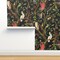 Maximalist Animalier Vintage Inspired Wild Birds Tropical Jungle Custom Removable Wallpaper by Spoonflower Peel & Stick Wallpaper 2FT Wide